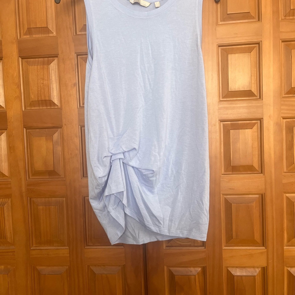 Athleta Thread Light Twist Tank Top Light  Blue Size Small!